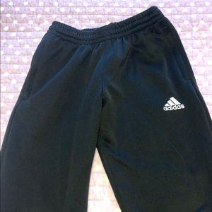 Kids Adidas tapered leg track pants